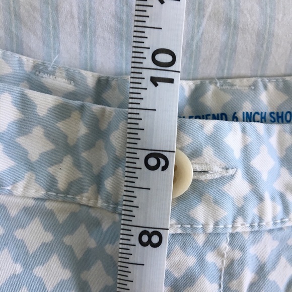 ⚪ 3/$15 GAP Girlfriend lattice pattern 6" Shorts - Picture 12 of 12